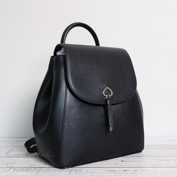 kate spade Bags Nwt Kate Spade Adel Flap Backpack In Black Poshmark
